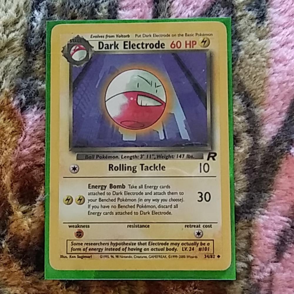 Dark Pokemon Card - Electrode